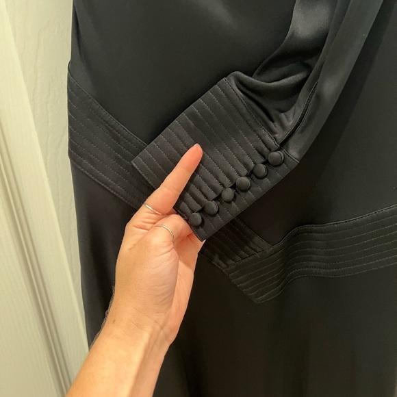 NWT Alexis Addison One-Shoulder Black Gown - Picture 12 of 13